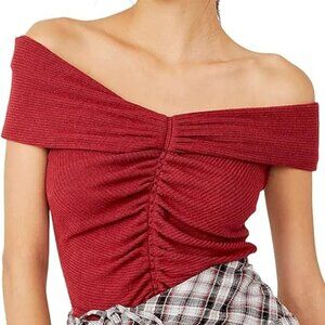 NWT Free People This Cutie Off Shoulder Top Stolen Kiss size Medium